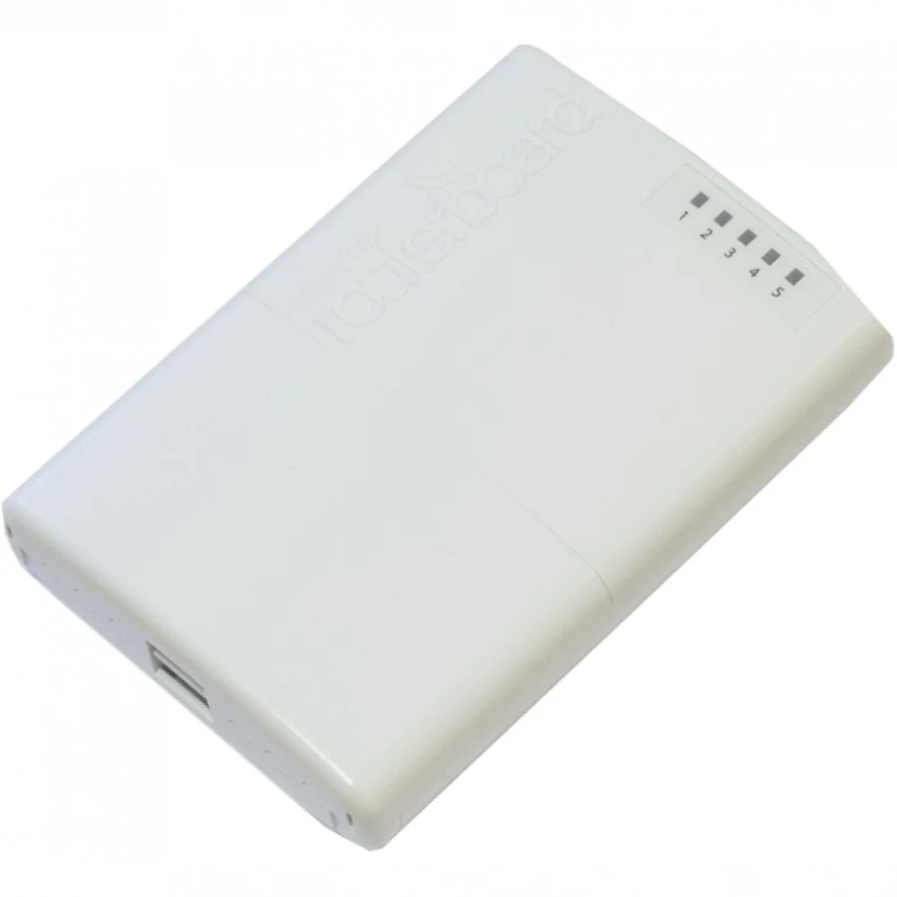 Маршрутизатор, MikroTik, RB750P-PBr2, PowerBOX, 5 портов 10/100M, (Ether2-Ether5 Passive PoE, 2А), Passive PoE in, RouterOS (4), -40°C to 70°C, outdoor case