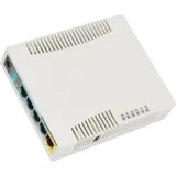 MikroTik RouterBOARD 951Ui-2HnD with 600Mhz CPU, 128MB RAM, 5xLAN, built-in 2.4Ghz 802b/g/n 2x2 two chain wireless with integrated antennas, desktop case, PSU, RouterOS L4