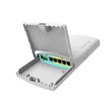 Маршрутизатор MikroTik RB960PGS-PB PowerBox Pro with 800MHz CPU, 128MB RAM, 5x Gigabit LAN (four with PoE out), SFP cage, RouterOS L4, outdoor case,