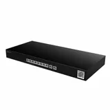 Reyee Rack-mountable 10-port full gigabit router, providing one WAN port, six LAN ports, and three LAN/WAN ports recommended concurrency of 300, maximum 1.5 Gbps throughput cloud remote management s