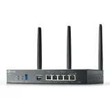 TP-Link ER706W, VPN-маршрутизатор Omada с гигабитными портами и поддержкой Wi-Fi AX3000, 1 гиг. SFP WAN/LAN, 1 гиг. RJ45 WAN, 4 гиг. RJ45 WAN/LAN, USB 3.0, до 574 М/с на 2,4 ГГц + до 2402 М/с