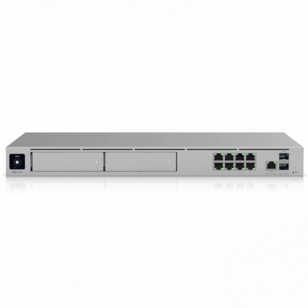 Сетевой маршрутизатор, Ubiquiti, UDM-Pro-Max, Dream Machine, LAN: 8 портов GbE RJ45, 1 порт 10G SFP+, WAN: 1 порт 2.5 GbE RJ45, 1 порт 10G SFP+, Встроенный AC 100–240V, 100W. поддержка DC резервного