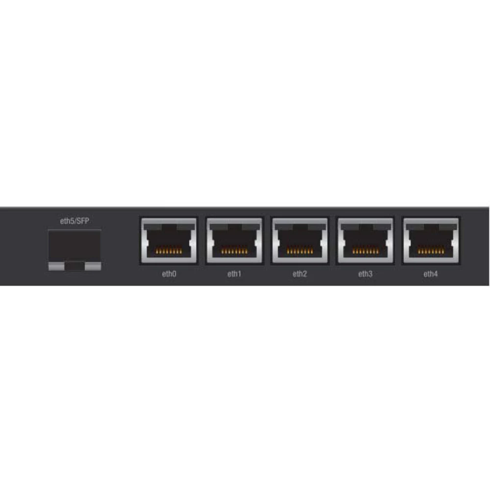 EdgeRouter X SFP [ER-X-SFP-EU] Ubiquiti PoE-маршрутизатор 2 ядра (880 МГц), 5x 1G RJ45, 1x SFP, раздача PoE (022203)