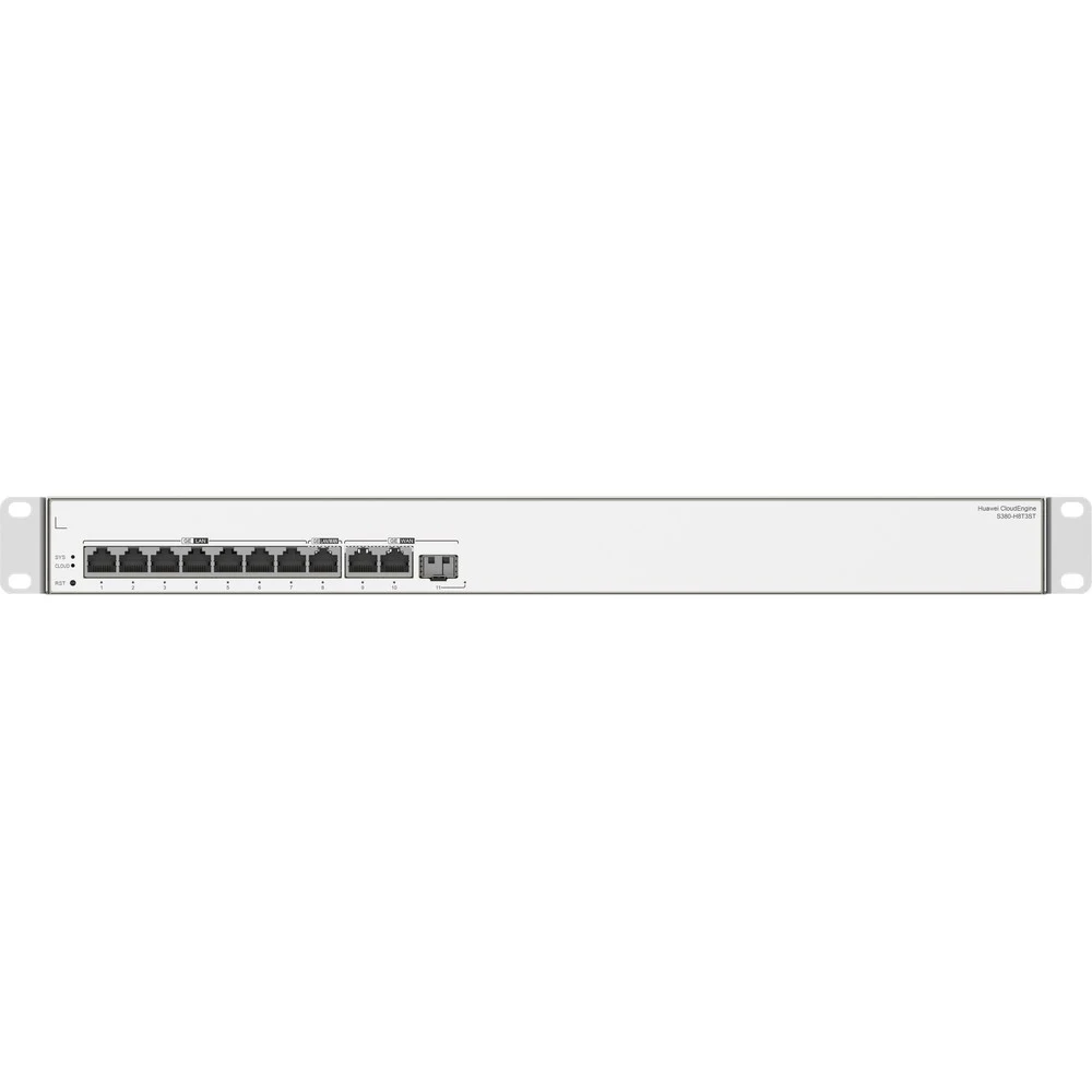 Маршрутизатор HUAWEI eKit Gateway S380-H8T3ST, 2*GE WAN, 1*GE(SFP) WAN, 8*GE LAN, up to 500 users, forwarding performance 2Gbps