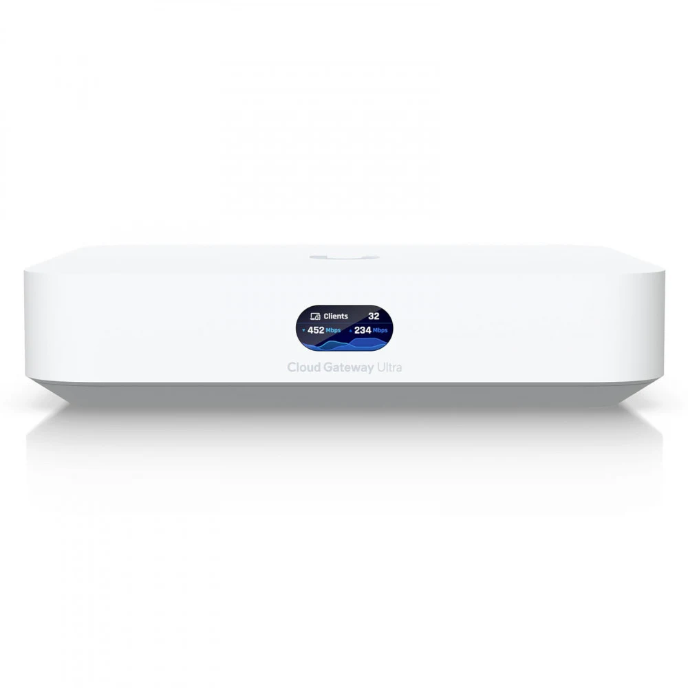 UBIQUITI Compact UniFi Cloud Gateway with a full suite of advanced routing and security features:Runs UniFi Network for full-stack network management Manages 30+ UniFi devices and 300+ clients 1 Gbp