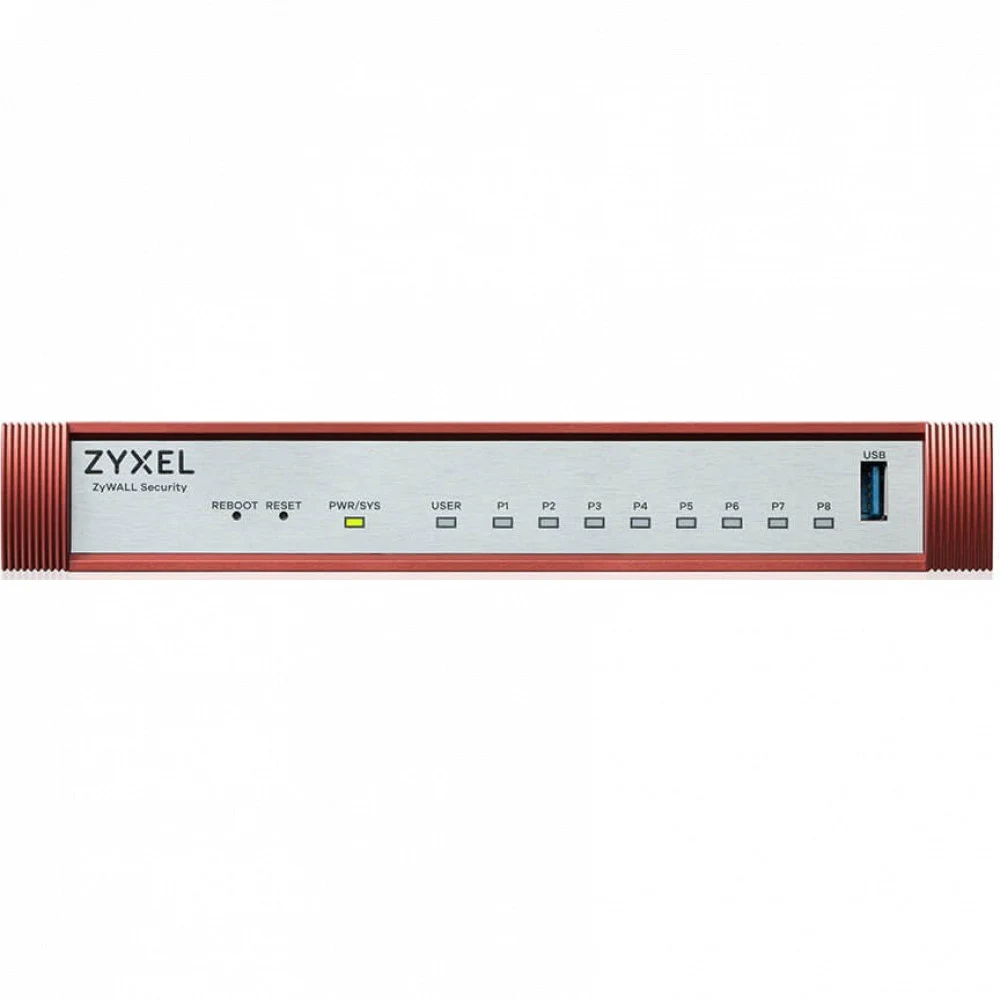 Межсетевой экран Zyxel USG FLEX 100H с подпиской Gold на 1 год (AV, CF, IDP/DPI, Sandboxing, SecuReporter, Secure Wi-Fi, 24 AP), 8xRJ-45: 1G (LAN/WAN), 1xUSB3.0, AP Controller (8/24) **