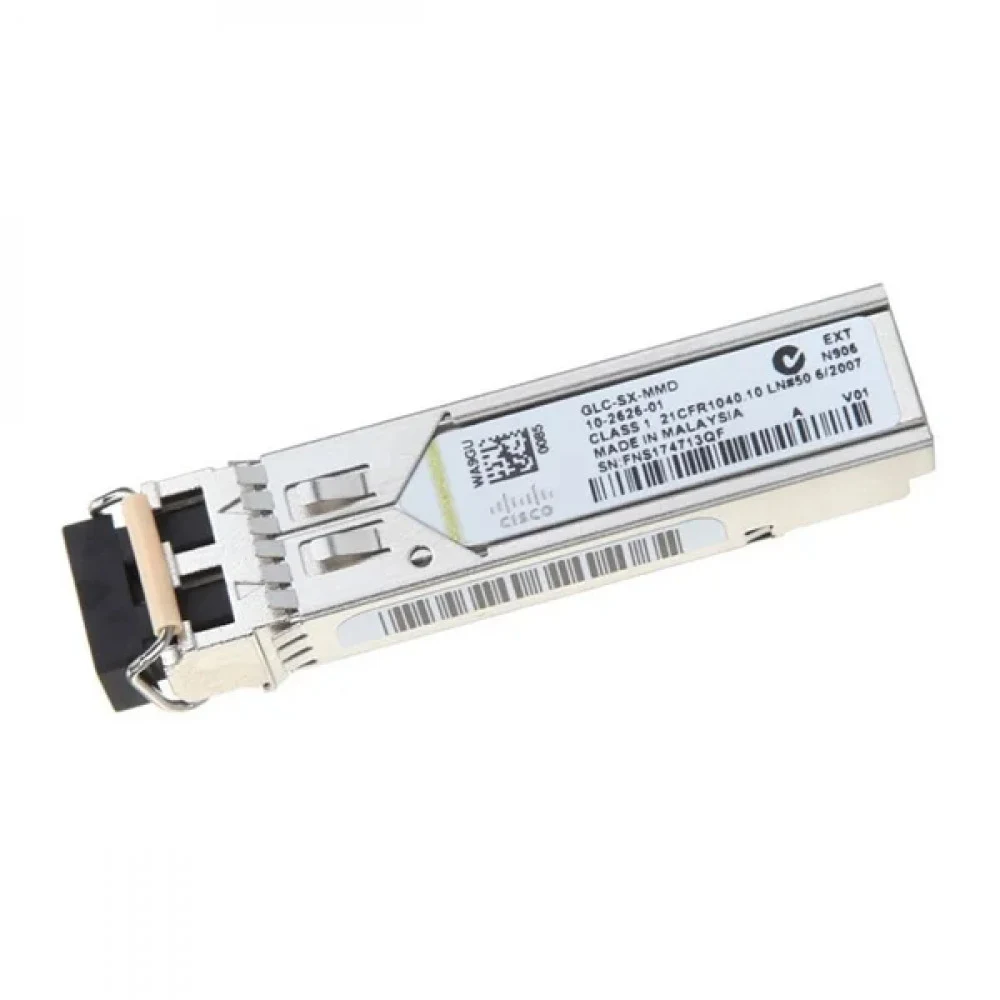 Модуль Cisco GLC-SX-MMD, 1000BASE-SX SFP-трансивер, MMF, 850 нм, 500 м, Dual LC, поддержка DOM
