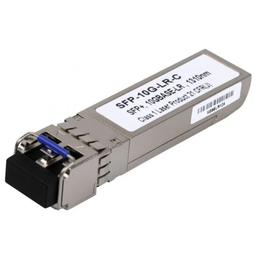 Трансивер CISCO 10GBASE-LR SFP+ module, LC (PC or UPC) Duplex, SMF, up to 10km, 1310 nm, DOM, SFP-10G-LR