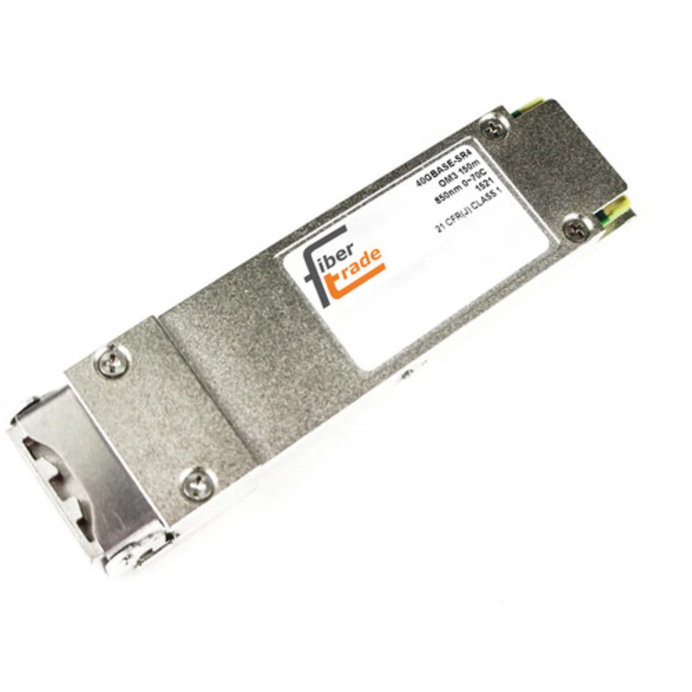 Волоконно-оптический приемопередатчик Fibertrade FT-QSFP+-LR4-PSM Трансивер 40G, QSFP+, MPO/MTP, SMF, 10km, 1310nm (4хDFB) laser, OEM, Fibertrade