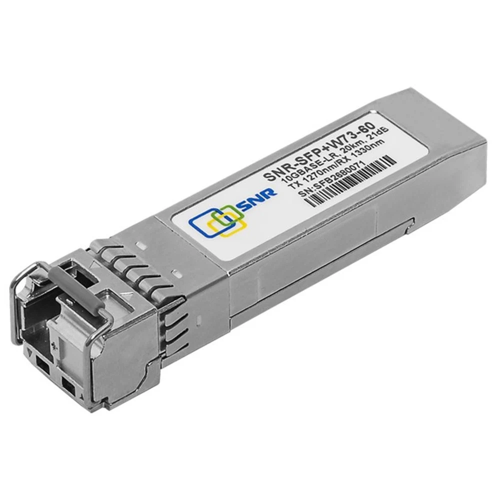SNR Модуль SFP+ WDM, дальность до 60км (21dB), 1270нм