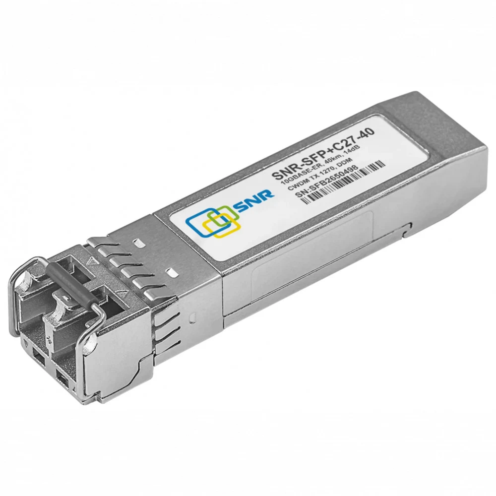 Модуль SFP+ CWDM оптический, дальность до 40км (14dB), 1270нм
