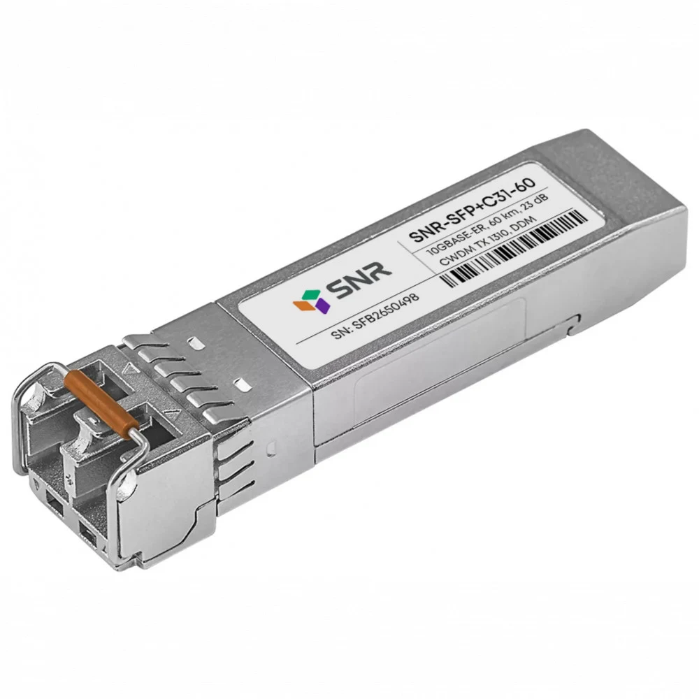 Модуль SFP+ CWDM оптический, дальность до 60км (23dB), 1310нм