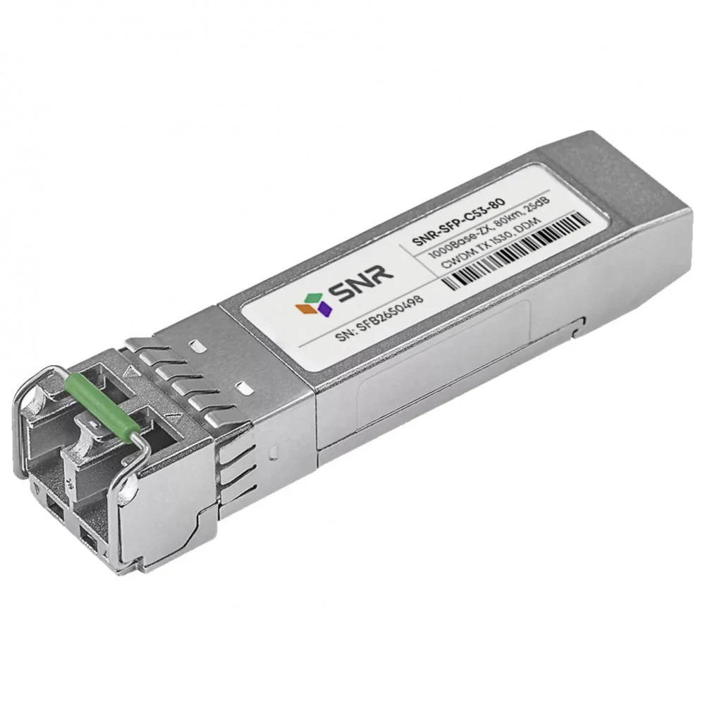 Модуль SFP CWDM оптический, дальность до 80км (25dB), 1530нм