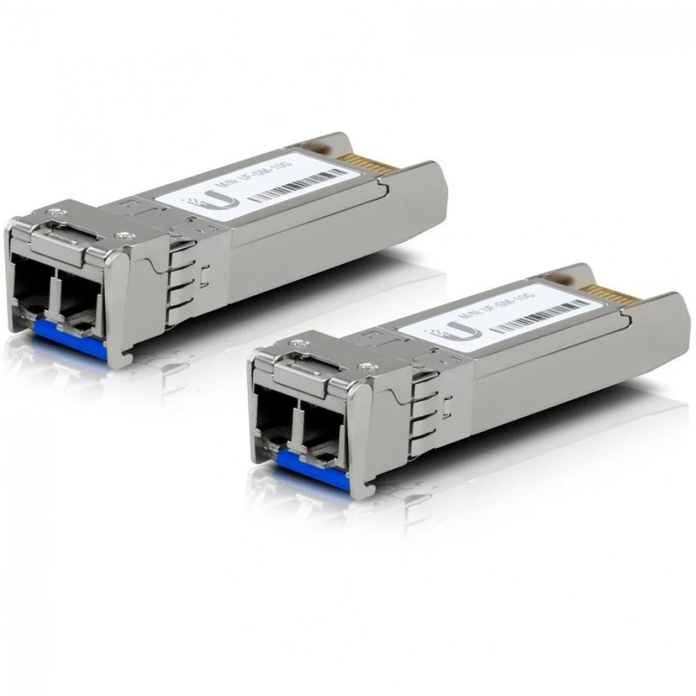 Оптический модуль Ubiquiti UACC-OM-SM-10G-D-2, SFP+, 10 Gbps SM, Duplex LC, 1310nm, 1km, (2-pack) UACC-OM-SM-10G-D-2