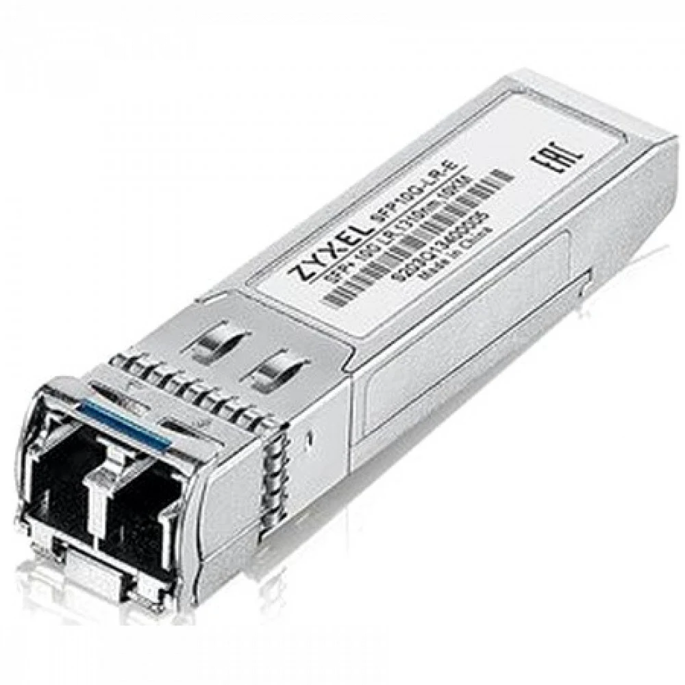 Трансивер/ ZYXEL SFP10G-LR-E (pack of 10 pcs), SFP transceiver single mode, SFP +, Duplex LC, 1310nm, 10 km