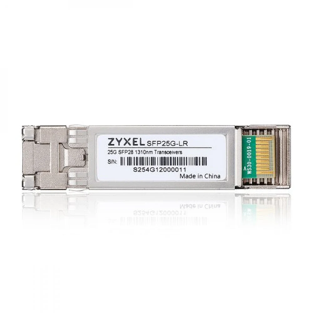 ZyXEL Трансивер SFP Zyxel SFP25G-LR, single mode, 25G SFP28, Duplex LC, 1310nm, поддержка DDMI, 10 км// Категория товары без категории