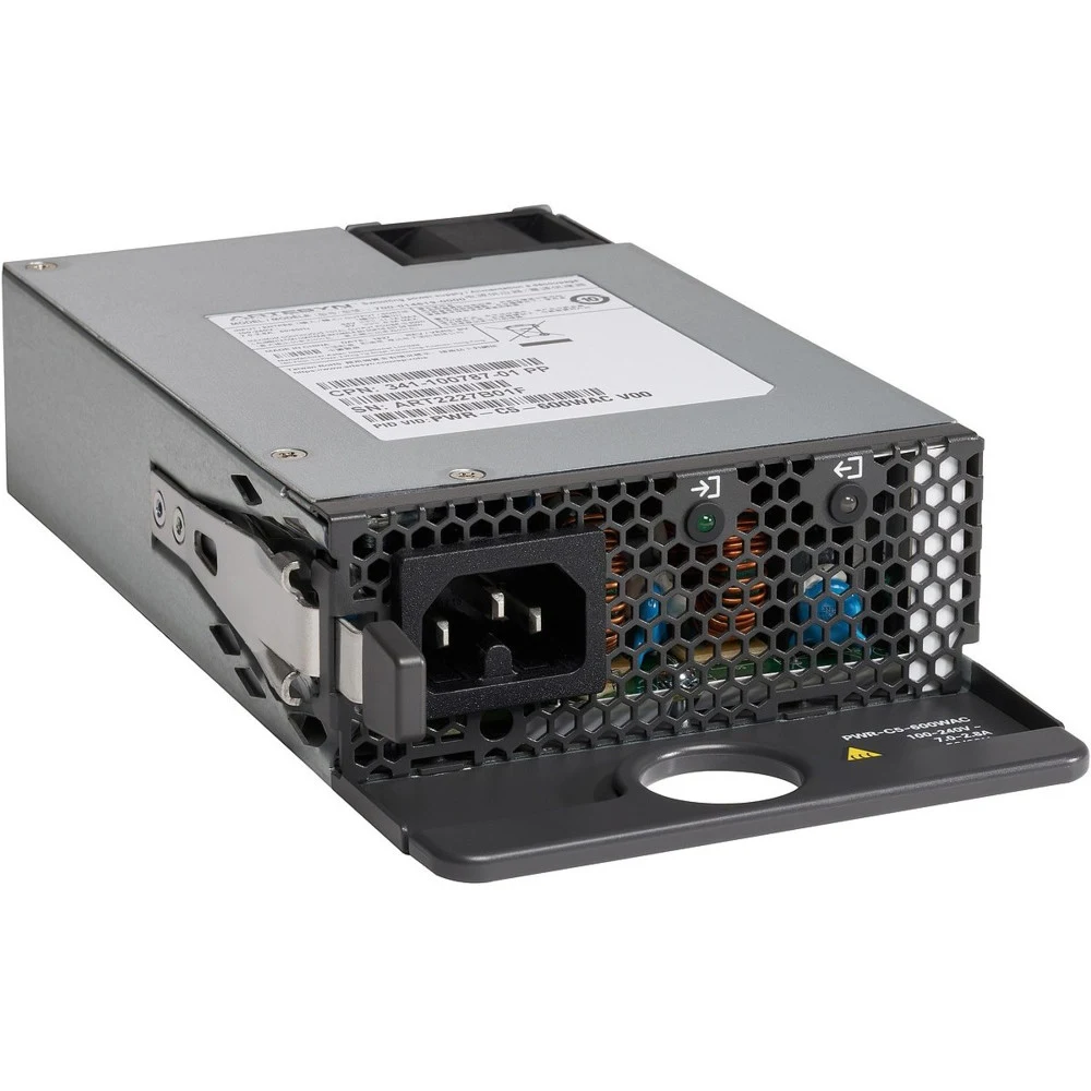 Блок питания для сетевого устройства CISCO 600W AC Config 5 Power Supply for Catalyst 9200L/9200, PWR-C5-600WAC