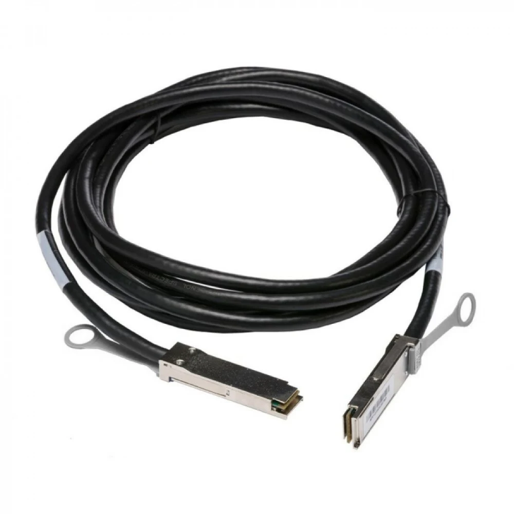Кабель Fibertrade FT-QSFP28-CabP-AWG30-2, DAC Copper cable (100G, QSFP28, AWG30 витая пара, 2м)
