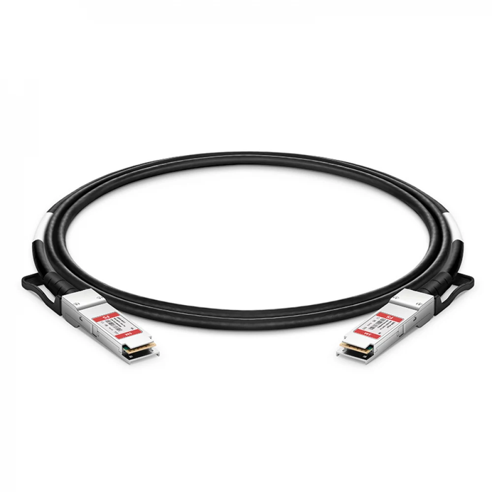 QSFP+, 40GE Direct Attach Copper Cable, 5 meters, Industrial Temperature (-40 through 85 DEGREE C), 0.015W, 26 AWG