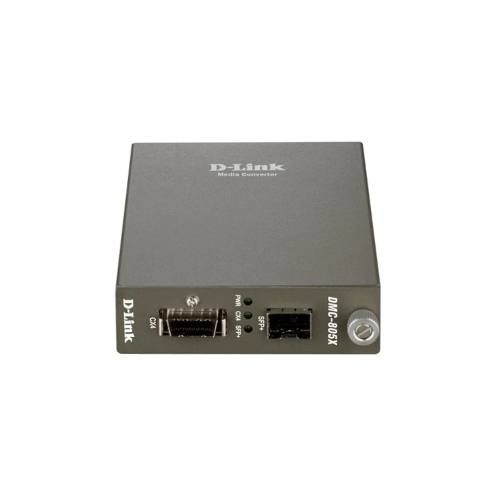 Медиаконвертер D-Link DMC-805X/A1A Медиаконвертер с 1 портом 10GBase-CX4 и 1 портом 10GBase-X SFP+