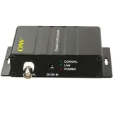 Конвертер активный ONV4C1E-3 1x100Mbps Ethernet, 4xCoaxial Input/Output BNC port 1x10/100Mbps auto-sensing RJ45 port,4Coaxial Input/Output BNC port, до 300м