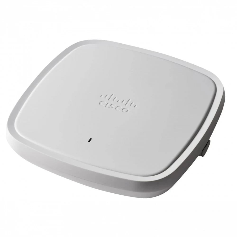 Точка доступа Wi-Fi CISCO Catalyst 9105AXI Access Point: Indoor environments, with internal antennas, 802.11ax 2x2 MU-MIMO 10/100/1000Base-T Uplink, Console port, brushed as -R, C9105AXI-R