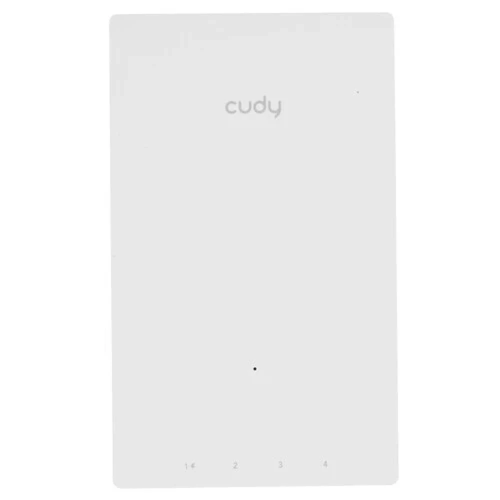 Точка доступа Wi-Fi CUDY AC1200 Gigabit Wall-Plate Access Point AC1200 Dual Band Gigabit Wall Plate Access Point, MT7621DAN+MT7613B+MT7603E, 867Mbps at 5GHz + 300Mbps at 2.4GHz, 1 x Gigabit PoE-IN P