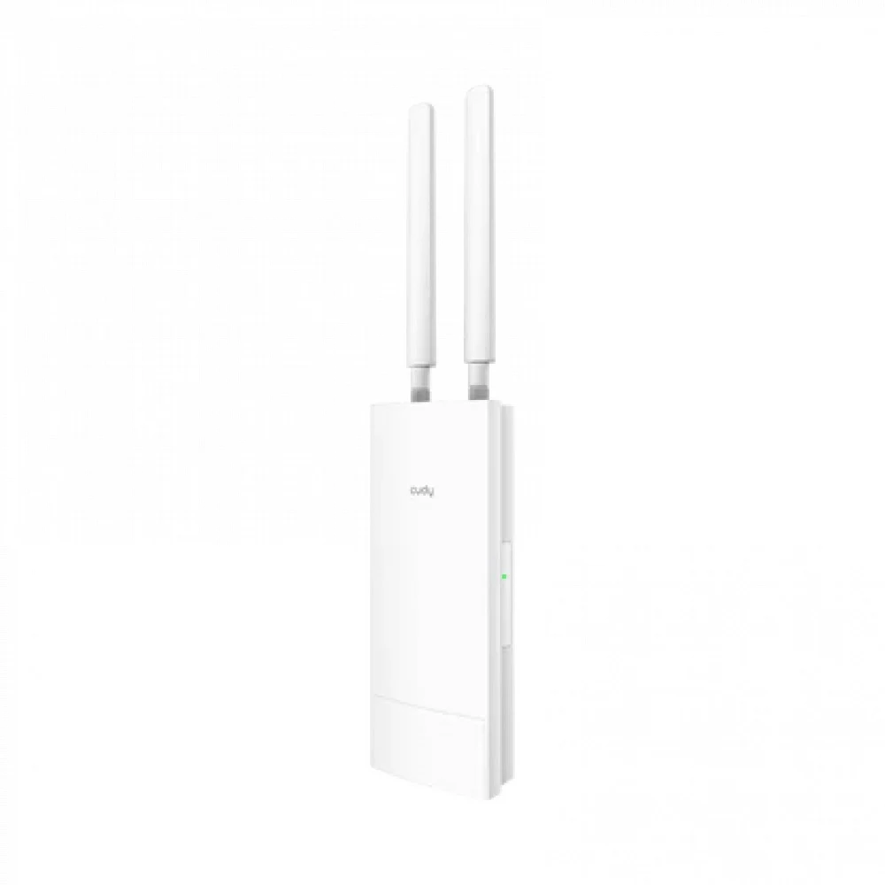 Точка доступа/AX3000 High Power WiFi 6 Gigabit Outdoor Access Point, 2402Mbps at 5GHz + 574Mbps at 2.4GHz, 1 x Gigabit RJ45, 2 Detachable Antennas, 802.3at/802.3af PoE or 48V passive PoE, IP65 Water
