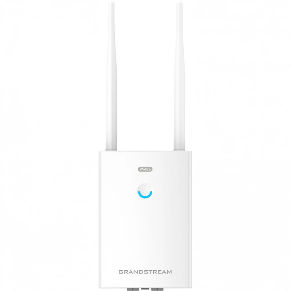Точка доступа, Grandstream, GWN7660LR, 2x GbE POE, 802.11a/b/g/n/ac/ax, AX1800, до 256 беспроводных клиентов, Уличная IP66, локальный контроллер на 50 точек доступа