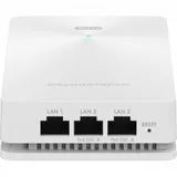 Точка доступа, Grandstream, GWN7661E, Настенная, 1x GbE PoE, 2x GbE with PSE, 1x GbE, 2.4G/5G, 802.11a/b/g/n/ac/ax, AX3000, 802.3af / 802.3at
