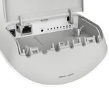 MikroTik mANTBox 2 12s with 12dBi 120 degrees 2.4Ghz sector antenna, Dual Chain 802.11bgn wireless, 600MHz CPU, 64MB RAM, 1x Gigabit LAN, PSU, POE, pole mount, RouterOS L4