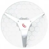 MikroTik LHG 5 Tripack (Three units of LHG 5 with 24.5dBi 5GHz antenna, Dual Chain 802.11an wireless, 600MHz CPU, 64MB RAM, 1x LAN, POE, PSU, RouterOS L3) – all three antennas in single box