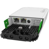 MikroTik wAP ac LTE Kit with four core 710MHz CPU, 128MB RAM, 2x Gigabit LAN, built-in 2.4Ghz 802.11b/g/n Dual Chain wireless with integrated antenna, built-in 5Ghz 802.11an/ac Dual Chain wireless w