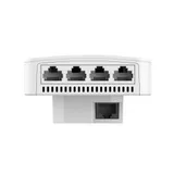 Reyee AC1300 Dual Band Wall Access Point, 867Mbps at 5GHz + 400Mbps at 2.4GHz, 4 10/100base-t Ethernet port, 1uplink port, Internal Antennas,support 802.11a/b/g/n/ac Wave1/Wave2