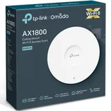 AX1800 Гигабитная потолочная двухдиапазонная точка доступа Wi-Fi 6 Порты: 1 × гигабитный порт RJ45 Скорость: 574 Мбит/с на 2.4 ГГц + 1201 Мбит/с на 5 ГГц Особенности: электропитание 802.3at PоE и 12
