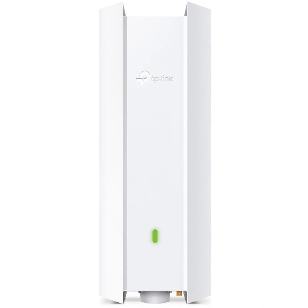 Уличная/Внутренняя точка доступа Wi‑Fi 6 AX1800 GbE TP-Link EAP610-Outdoor GbE порт Ethernet RJ-45 с поддержкой PoE IEEE802.3at / Passive PoE 48 В (адаптер Passive PoE идёт в комплекте), 574 Mbps на