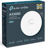 Точка доступа потолочная двухдиапазонная AX3000 GbE TP-Link EAP650 GbE порт Ethernet RJ-45 (с поддержкой PoE IEEE802.3at), IEEE 802.11ax/ac/n/g/b/a, 574 Mbps на 2,4 GHz, 2402 Mbts на 5 GHz, встроенн