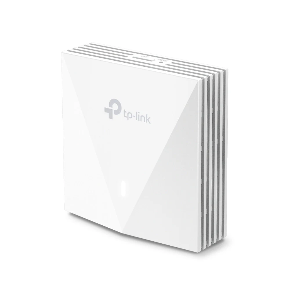 TP-Link EAP650-Wall, AX3000 Встраиваемая в стену (в подразетник) двухдиапазонная точка доступа Wi Fi 6, 2 гигабитных порта RJ45, до 574 Мбит/с на 2,4 ГГц + до 2402 Мбит/с на 5 ГГц, PoE 802.3at/af