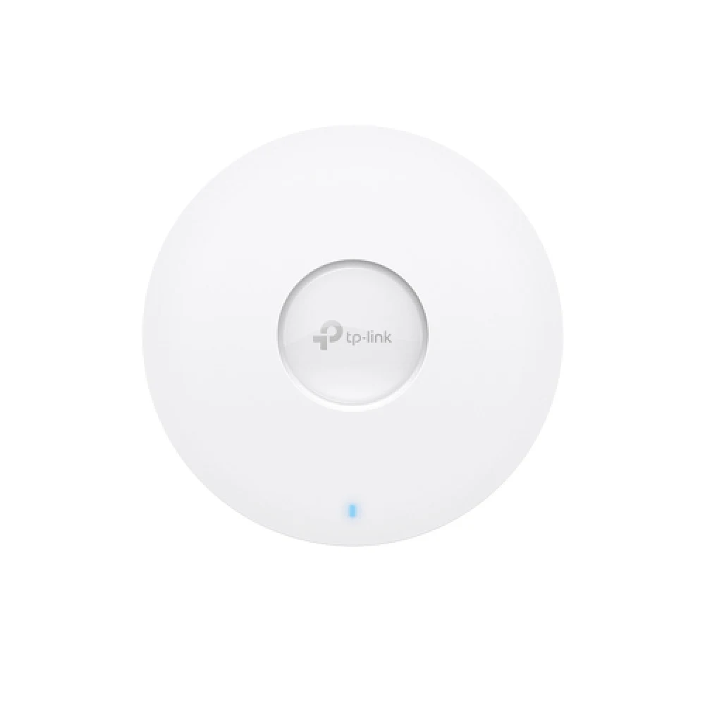 Точка доступа потолочная двухдиапазонная AX5400 GbE TP-Link EAP673 &lt 2,5 Гбит/с порт Ethernet RJ-45 (с поддержкой PoE IEEE802.3at), IEEE 802.11ax/ac/n/g/b/a, 574 Mbps на 2,4 GHz, 4804 Mbts на 5 GH