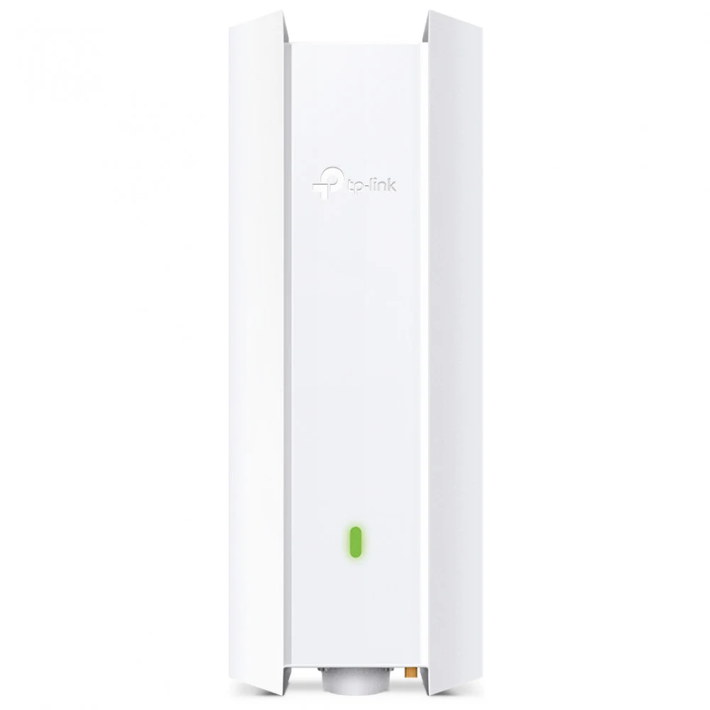 Уличная/Внутренняя точка доступа Wi‑Fi 6 AX3000 GbE TP-Link EAP650-Outdoor < GbE порт Ethernet RJ-45 с поддержкой PoE IEEE802.3at / Passive PoE 48 В (адаптер Passive PoE идёт в комплекте), 574 Mbp