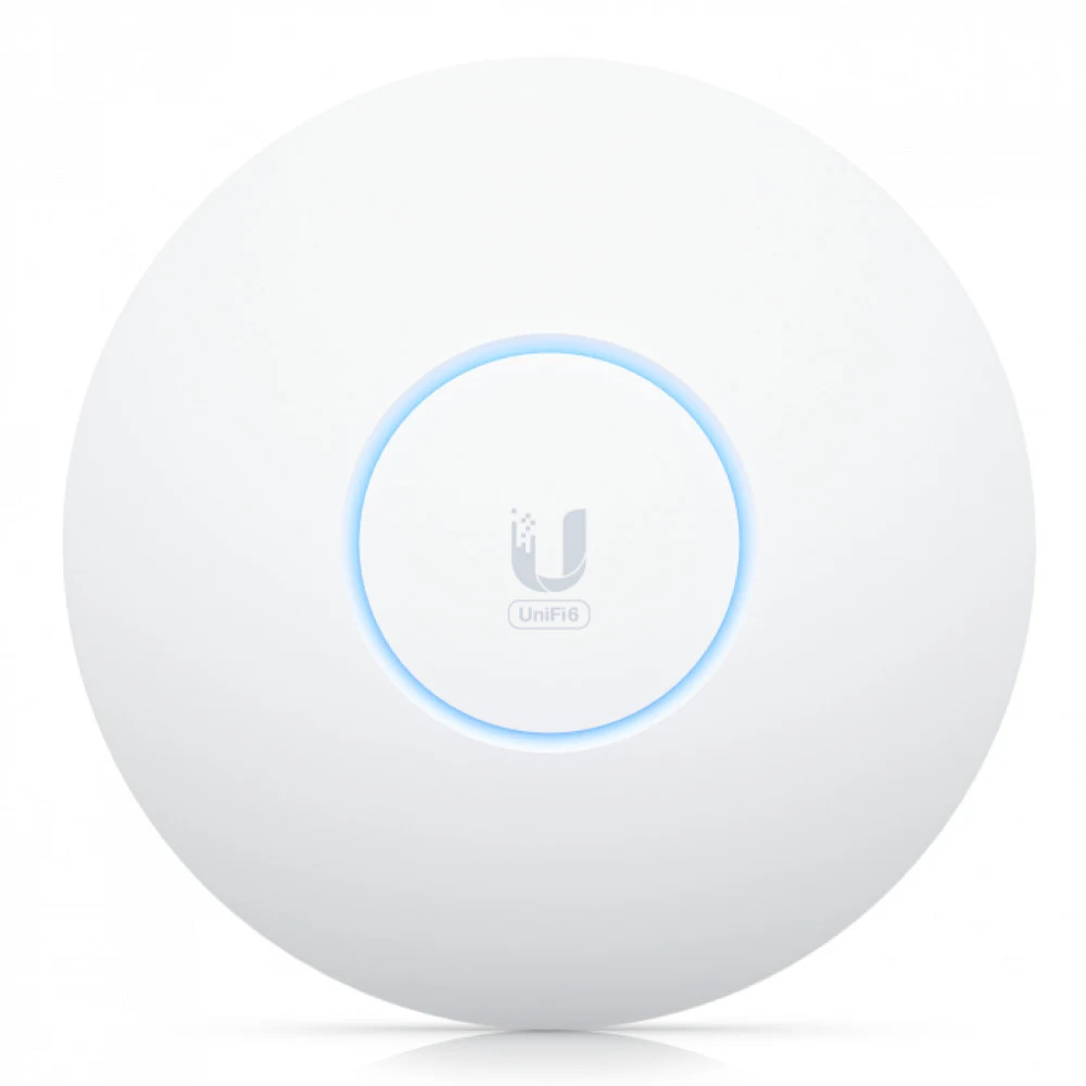 Точка беспроводного доступа Ubiquiti Access Point U6 Enterprise WiFi 6 support (2.4/5/6 GHz bands), 10.2 Gbps aggregate throughput rate, (1) 2.5GbE RJ45 port (PoE In)Powered with PoE+