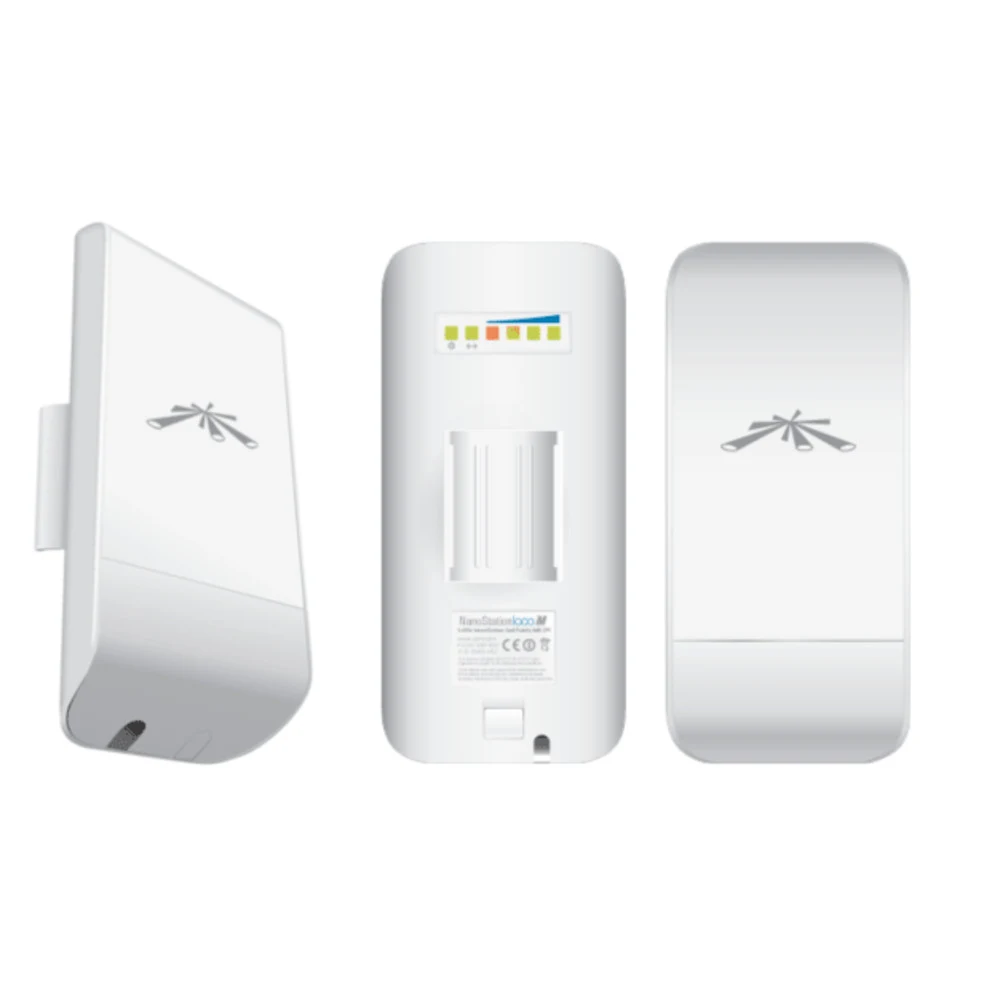 Ubiquiti NanoStation LocoM5, 5 GHz, 150+ Mbps, range 10+ km, 13 dBi, Pole Mounting kit included, Power method - Passive Power over Ethernet,airMAX,EU