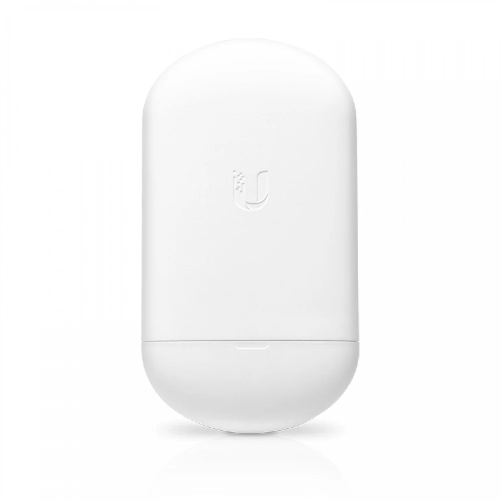 Ubiquiti airMAX NanoStation 5AC Loco, Compact, UISP-ready WiFi radio sporting a classic NanoStation design and an updated airMAX AC chipset, 5 GHz, 10+ km link range, 450+ Mbps throughput, PoE adapt