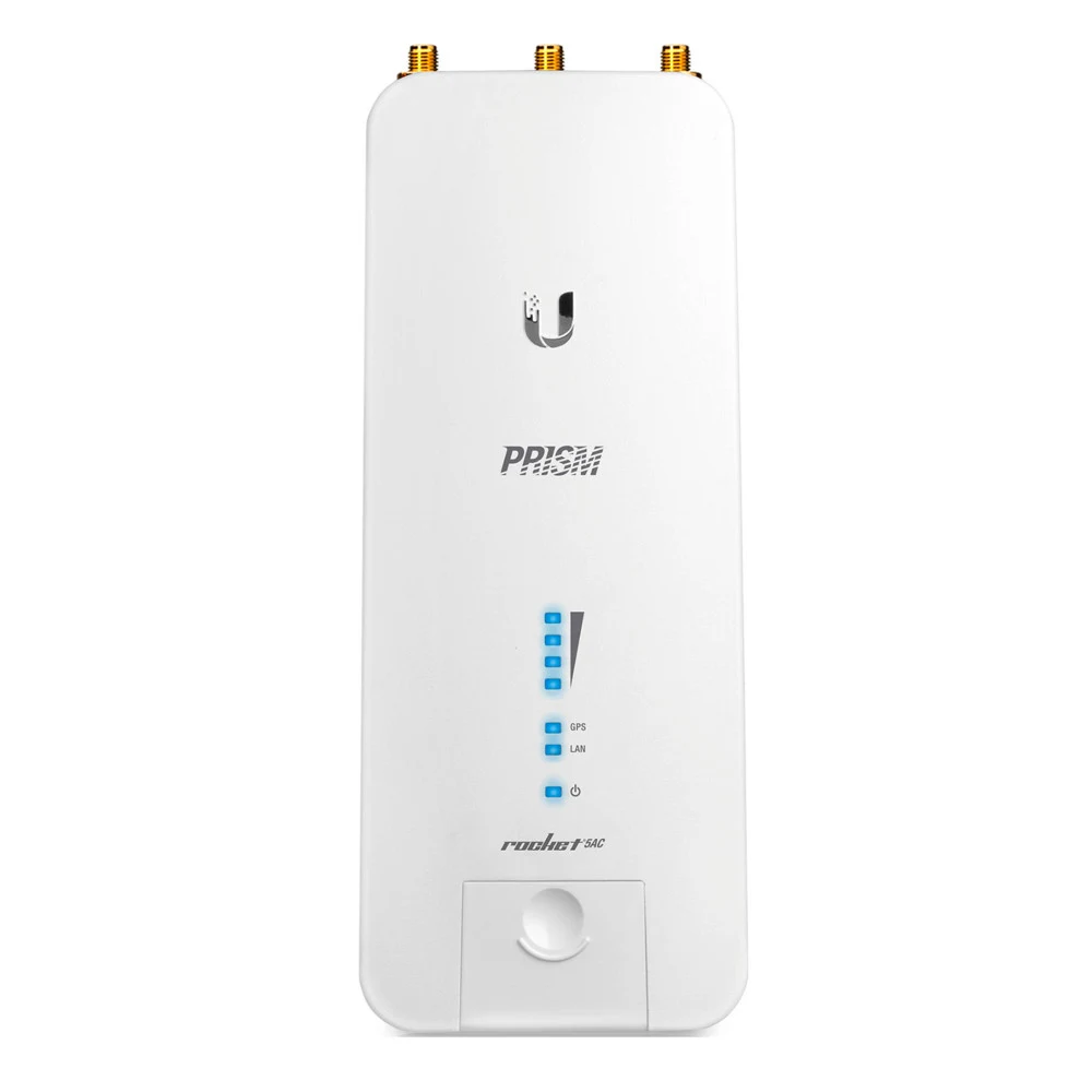 Точка доступа Wi-Fi Ubiquiti Rocket 5AC PRISM Gen2 |RP-5AC-Gen2| Ubiquiti точка доступа 5 ГГц, PtMP/PtP, airMAX ac, 2x RP-SMA, |RP-5AC-Gen2| фильтры airPrism, GPS Sync (020268) {10}