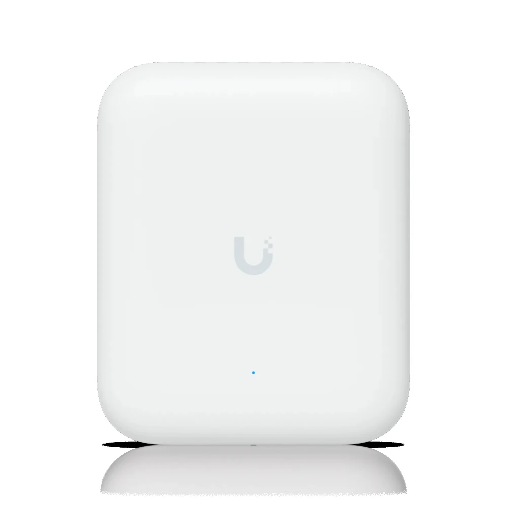 Беспроводная точка доступа, Ubiquiti, U7-Outdoor, Всепогодная WiFi 7 точка доступа, BE5000, 1 порт 10/100/1000/2500 RJ45, 250 клиентов, PoE+802.3at, без адаптера питания, внешняя