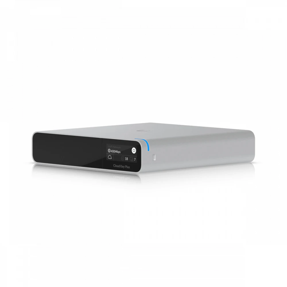 Сетевой контроллер, Ubiquiti, UCK-G2-SSD, Cloud Key Gen2, 1-GbE RJ45, Bluetooth LE, 1USB-C (питание), 1 ТБ 2.5" SATA SSD (с возможностью замены пользователем) , дисплей 1.42, 3GB RAM, 32GB eMMC, сло