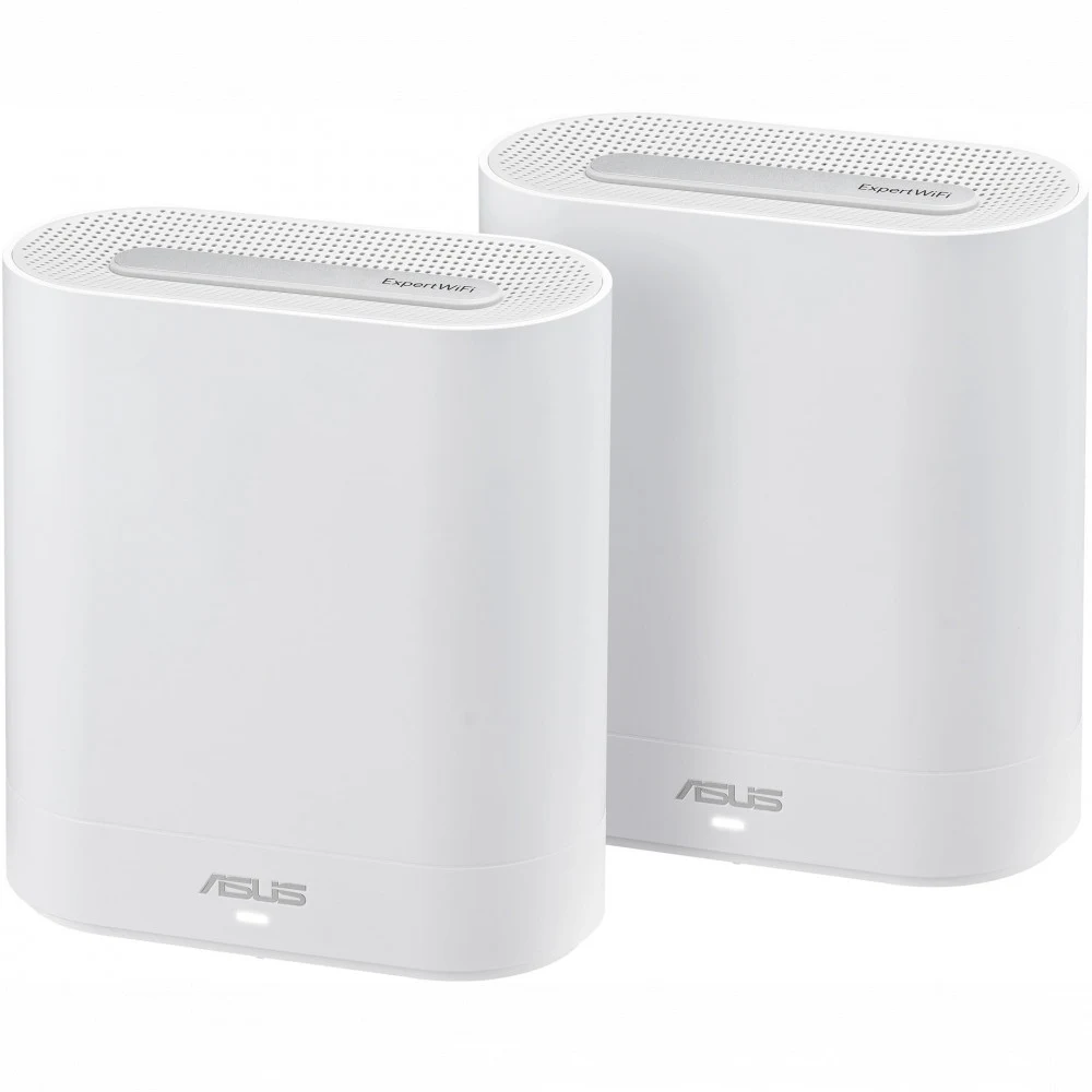 Маршрутизатор ASUS ExpertWiFi EBM68 Business Mesh System AX7800,1.7GHz quad-core CPU,AiMesh,RJ45 2.5G WAN,2PCS KIT