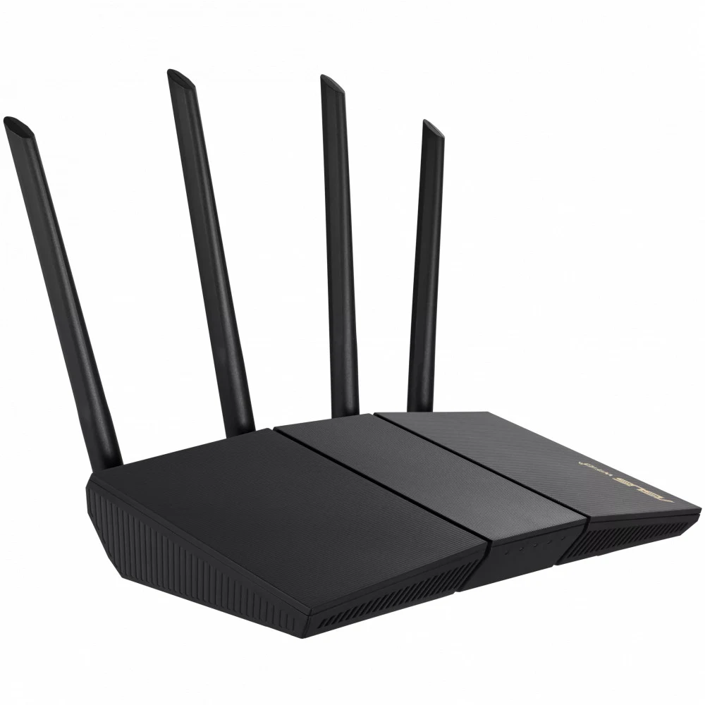 Сетевой маршрутизатор со встроенной беспроводной точкой доступа, ASUS, RT-AX57, 802.11/n/ac/ax, AX3000, 1 порт 10/100/1000M WAN, 4 порта 10/100/1000M LAN