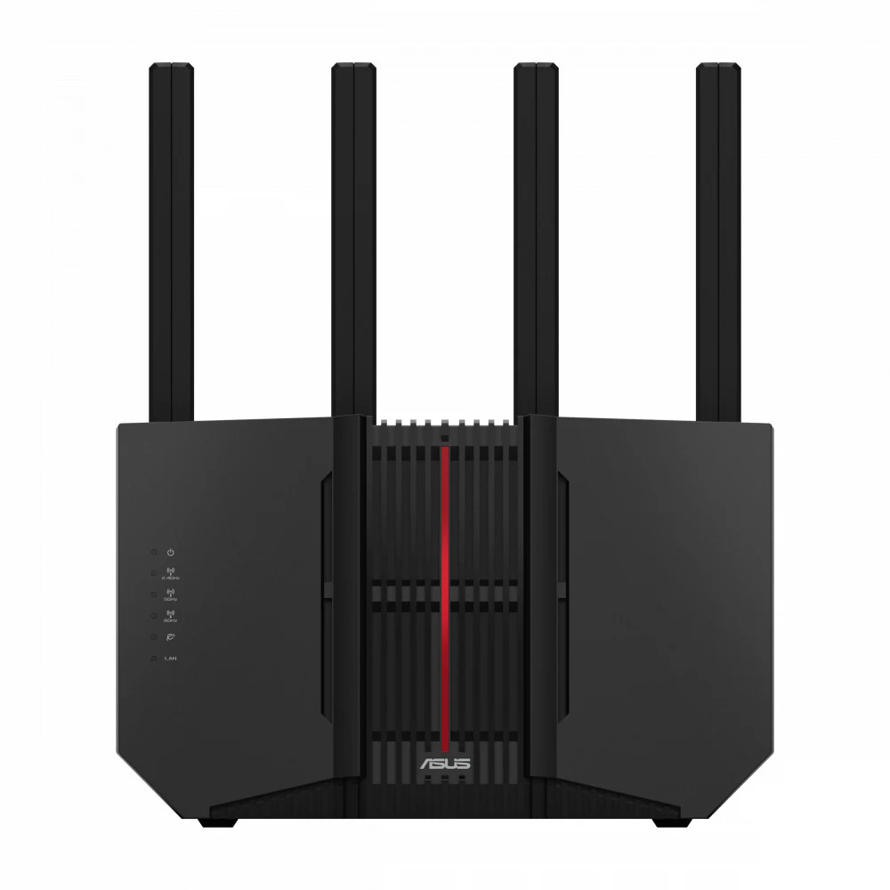 Маршрутизатор Asus RT-BE92U, 5764+2882+1032 Мбит/с,802.11(a/b/g/n/ac/ax/be),2.4+5+6GHz,WAN,4xLAN,USB