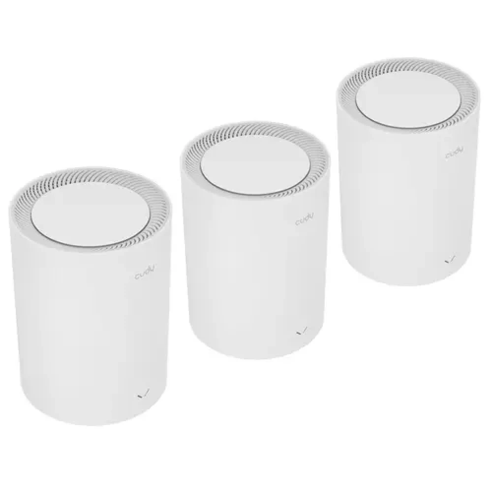 Wi-Fi Mesh-система/ AX1800 Wi-Fi 6 Mesh Solution 3-Pack, Chipset MediaTek, Dual-Band, 802.11ax/ac/a/b/g/n, 1201Mbps at 5GHz + 574Mbps at 2.4GHz, 2 Gigabit Ethernet Ports, 4 internal antennas, MU-MIM